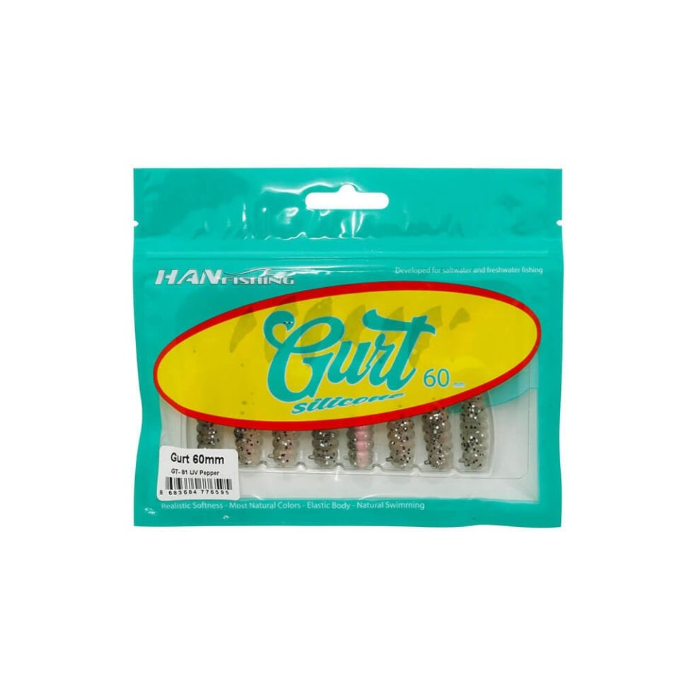 Hanfish Gurt 6 Cm Silikon Yem GT-81 UV Pepper