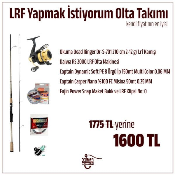 LRF Başlamak İstiyorum Olta Takımı