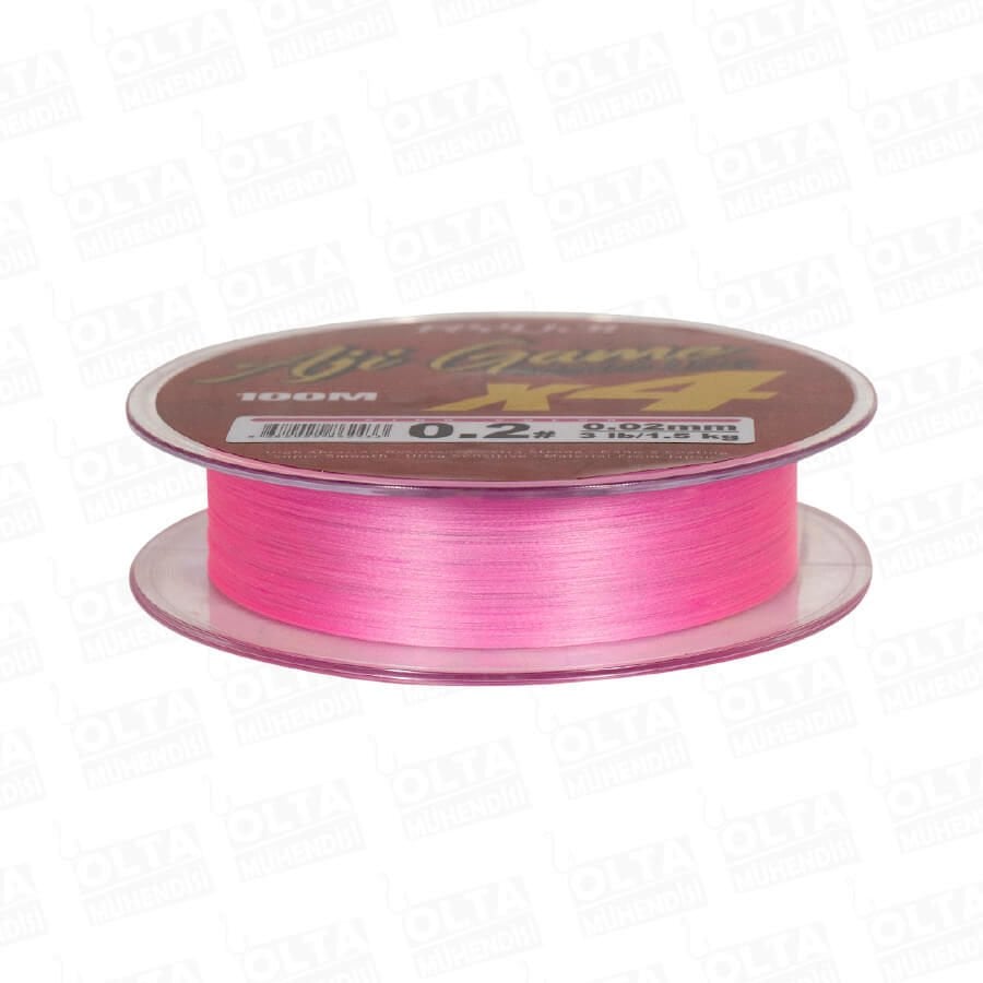 Ryuji Aji Game 4x 100 Mt Pink İp Misina