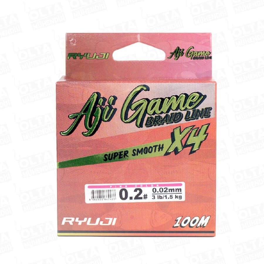 Ryuji Aji Game 4x 100 Mt Pink İp Misina