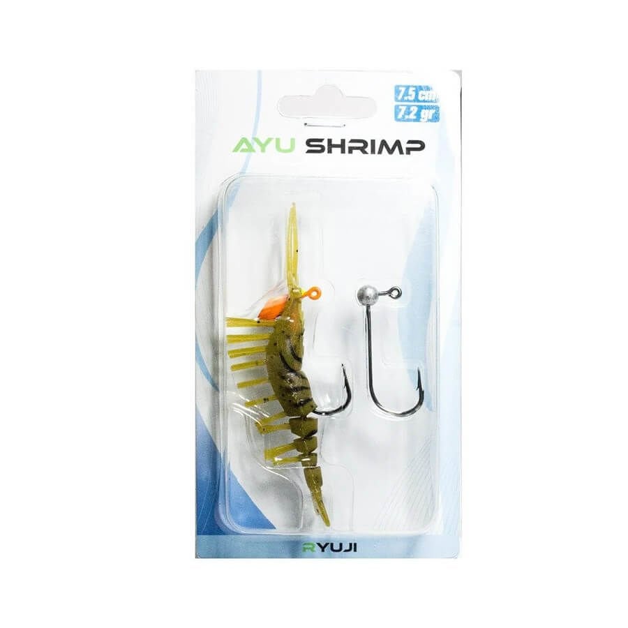 Ryuji Ayu Shrimp 7.5 Cm 7.2 Gr Silikon Karides Yem Renk: 08