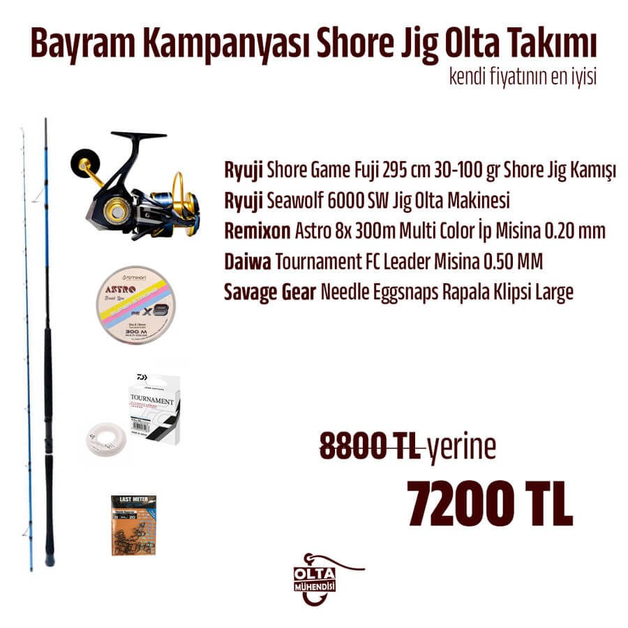 Bayram Kampanyası Shore Jig Olta Takımı