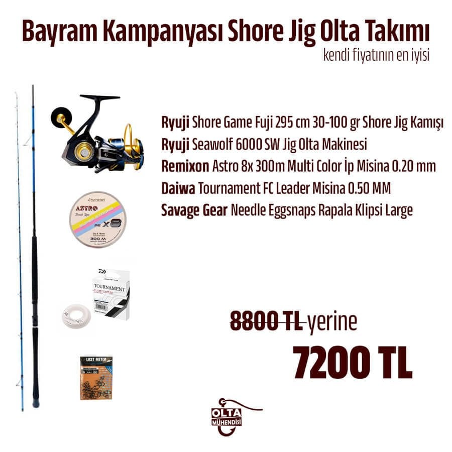 Bayram Kampanyası Shore Jig Olta Takımı