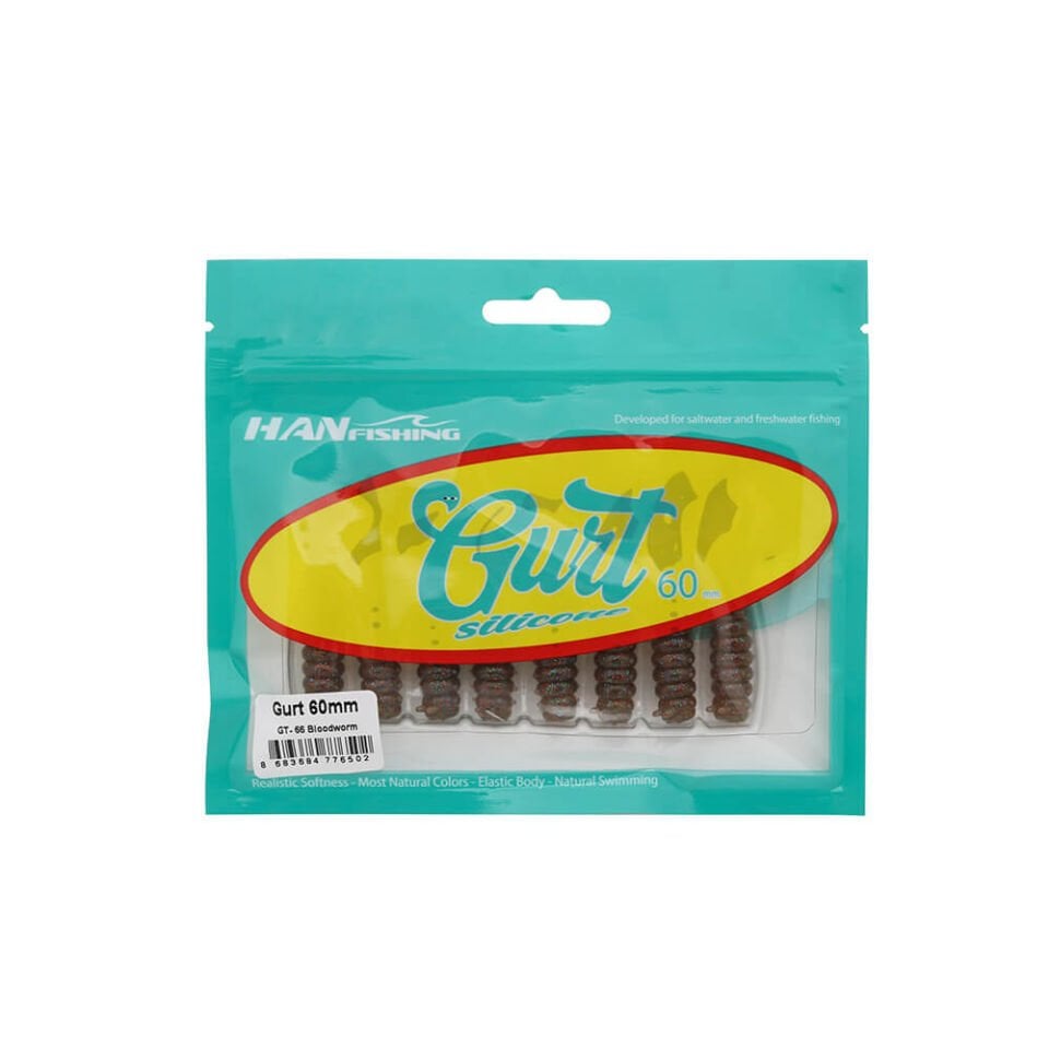 Hanfish Gurt 6 Cm Silikon Yem GT-66 Bloodworm