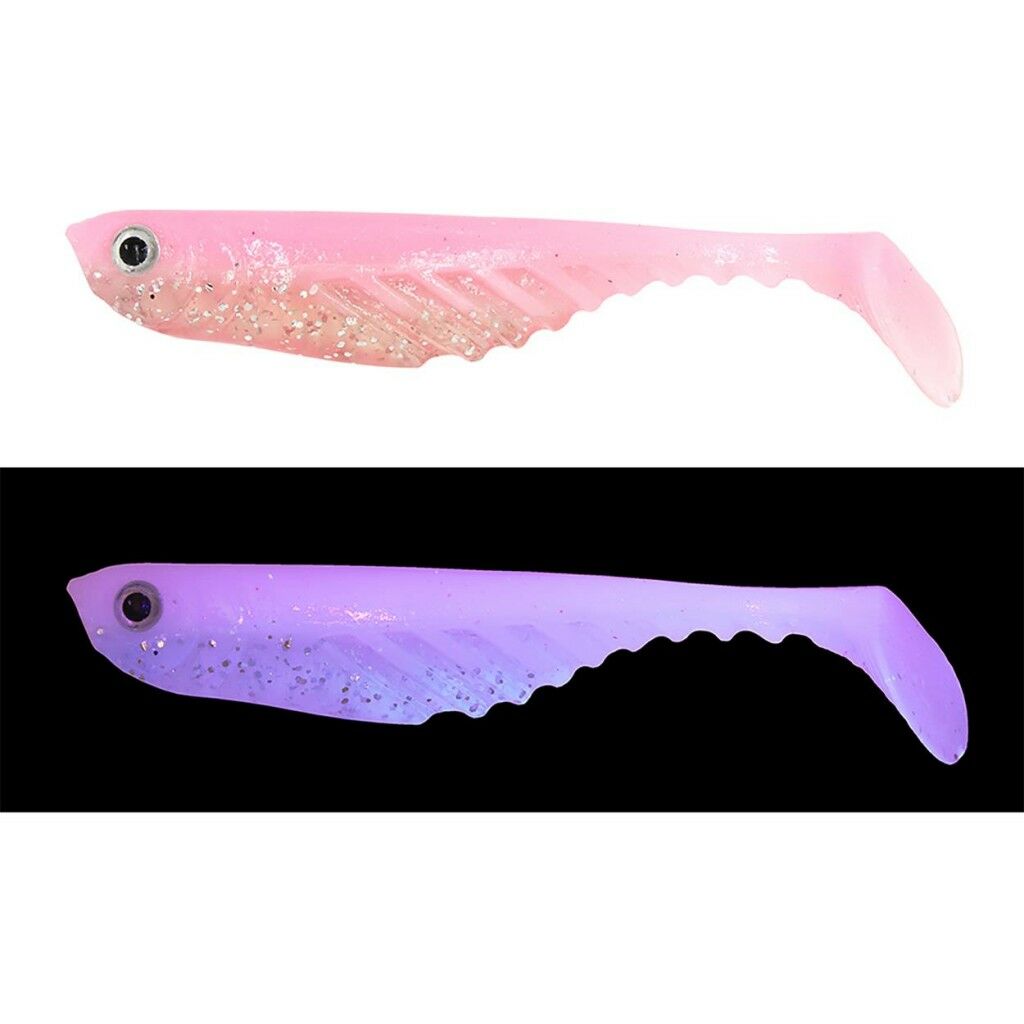 MEF Teke 7 cm 5 Adet Silikon Yem UV Pembe