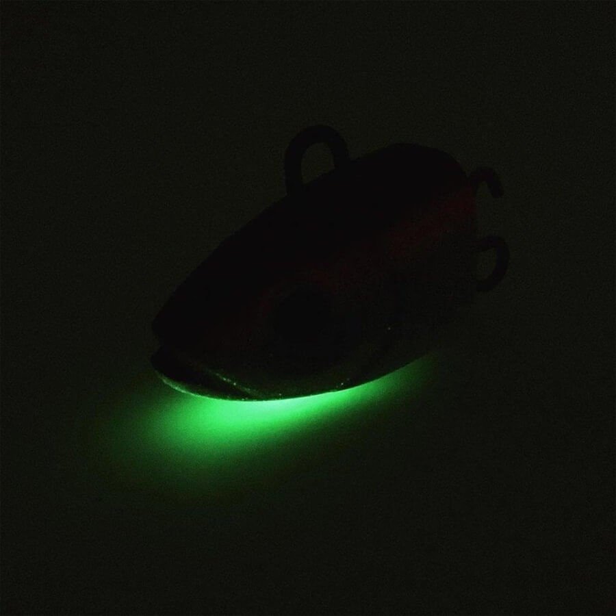 Fiiish Black Minnow BM200/6 BM1349 Med Deep 150 Gr Jig Head - Uv Glow Candygreen