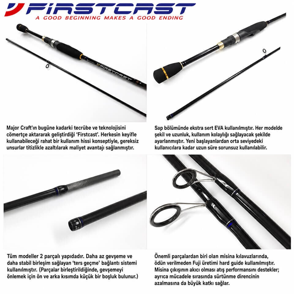 Major Craft Firstcast 232 Cm 0.5-7 Gr LRF Kamışı