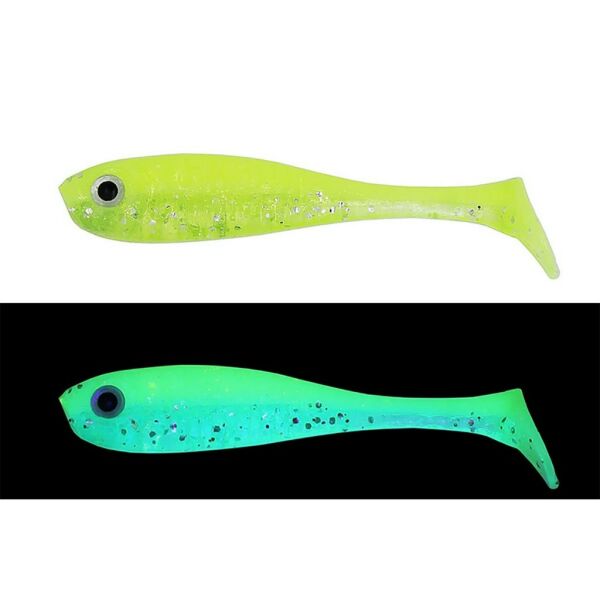 MEF Gümüş 7 cm 5 Adet Silikon Yem UV Limon