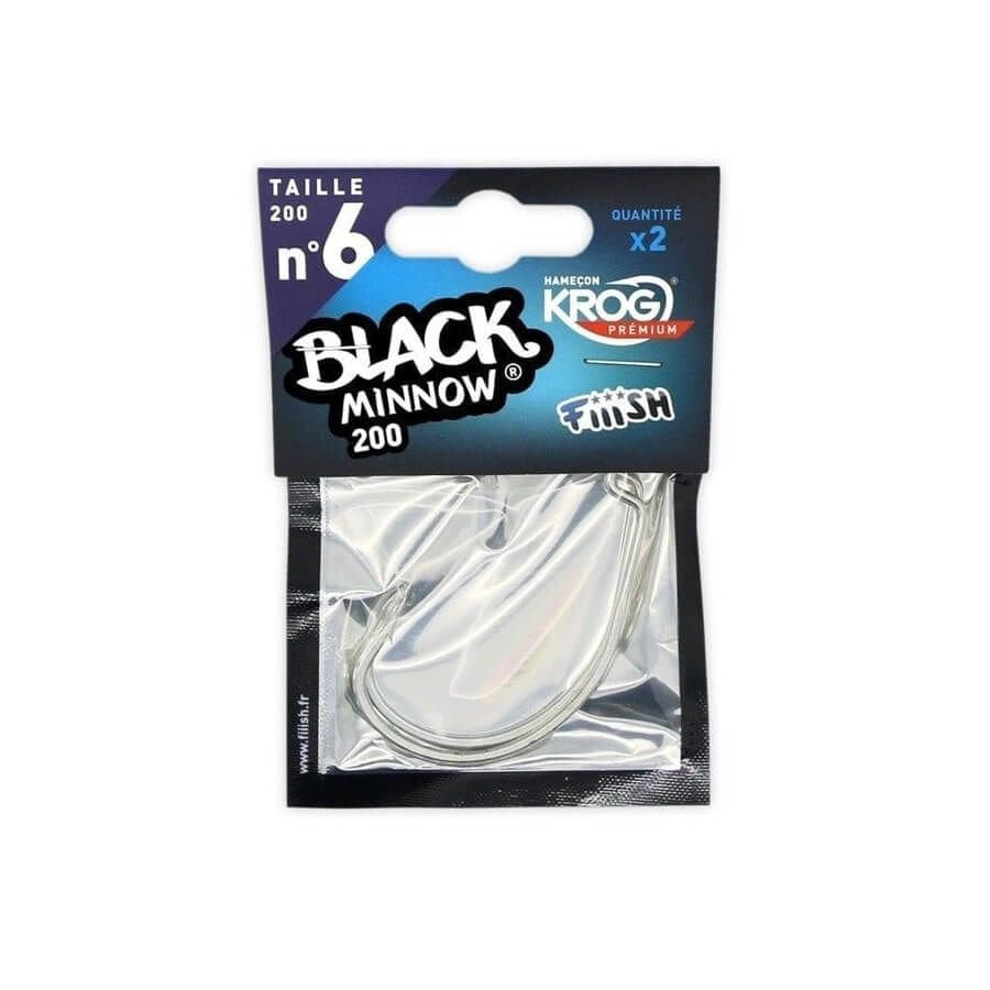 Fiiish Black Minnow BM200/6 BM214 Offset Silikon İğnesi