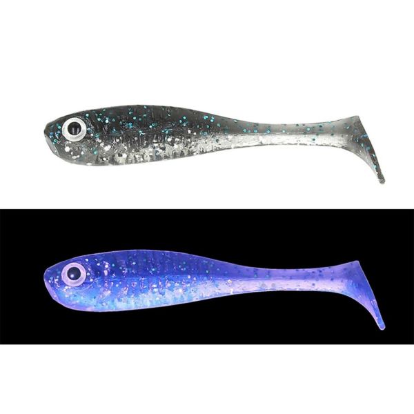 MEF Gümüş 7 cm 5 Adet Silikon Yem UV Natural