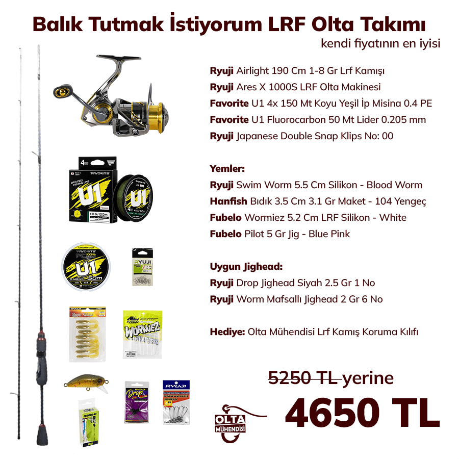 Balık Tutmak İstiyorum LRF Olta Takımı