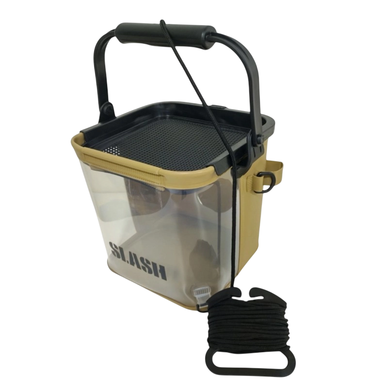 Slash Clear Live Bucket Haki Balık Kovası