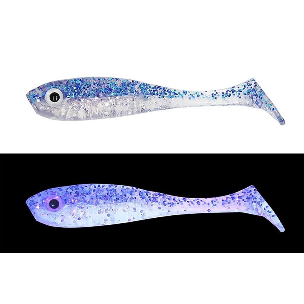 MEF Gümüş 7 cm 5 Adet Silikon Yem UV Yıldız