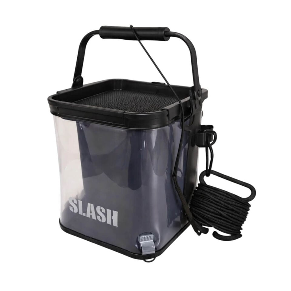 Slash Clear Live Bucket Siyah Balık Kovası