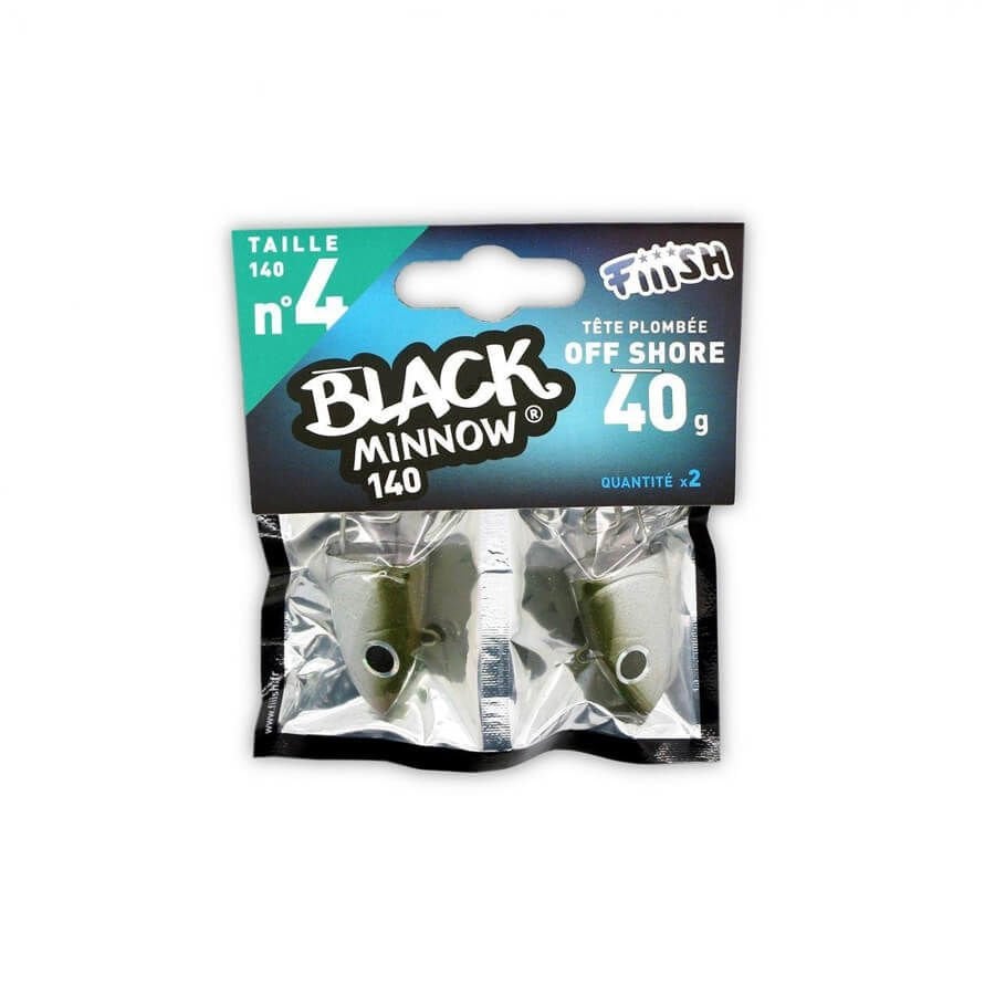 Fiiish Black Minnow BM140/4 BM030 Off Shore 40gr Jig Head - Kaki