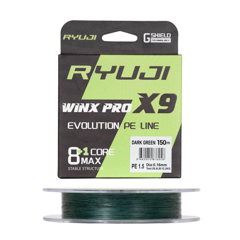 Ryuji Winx Pro x9 150 Mt Dark Green İp Misina - Hızlı Kargo