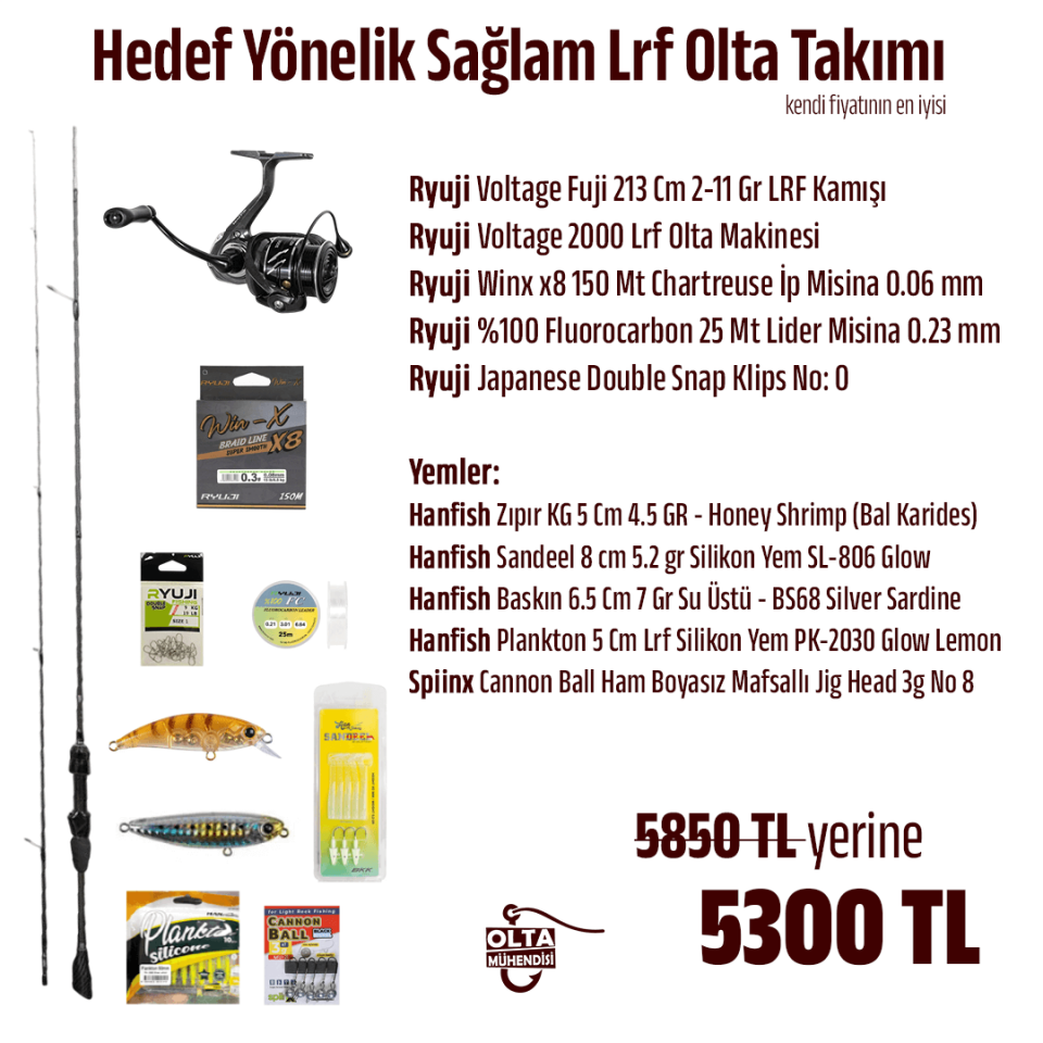 Hedef Yönelik Sağlam Lrf Olta Takımı