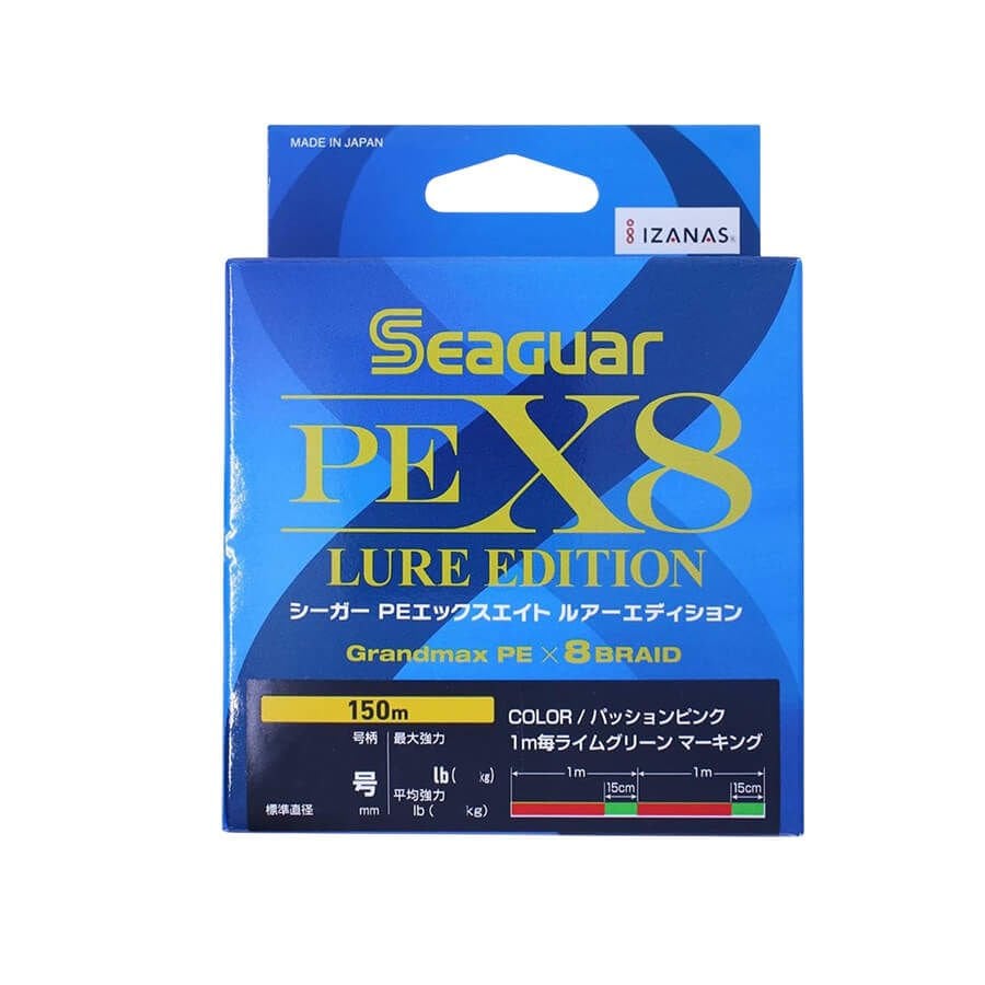 Seaguar Lure Edition x8 150 Mt Multi Color İp Misina 0.8 PE