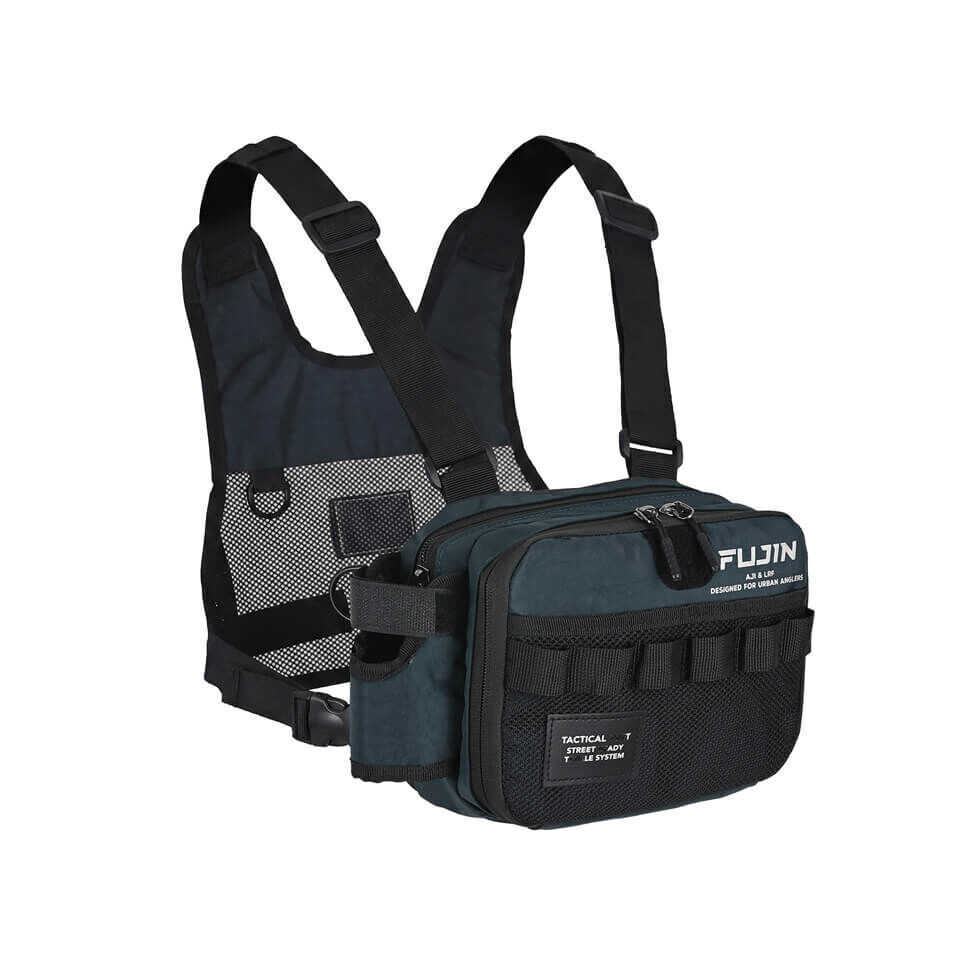 Fujin Tactical Vest Black Balıkçı Çantası
