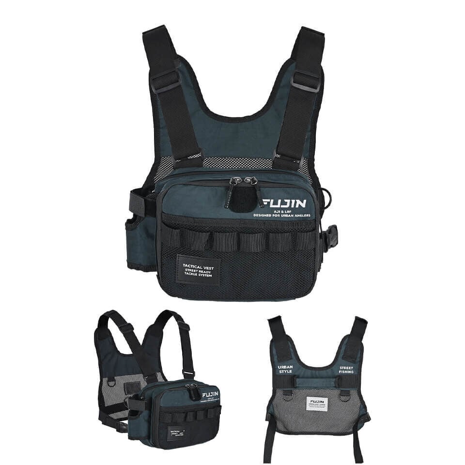 Fujin Tactical Vest Brown Camo Balıkçı Çantası