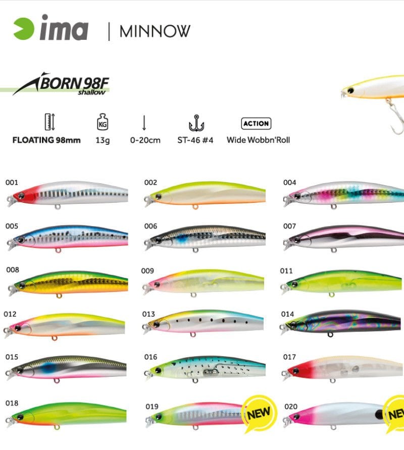 Ima iBorn 98 F Shallow Sahte Balık 002