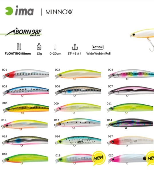 Ima iBorn 98 F Shallow Sahte Balık 002