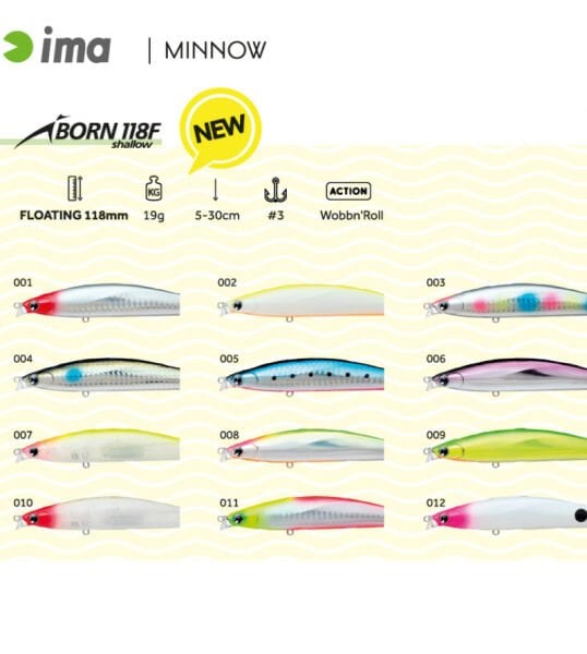 Ima iBorn 118F Shallow 19gr Sahte Balık