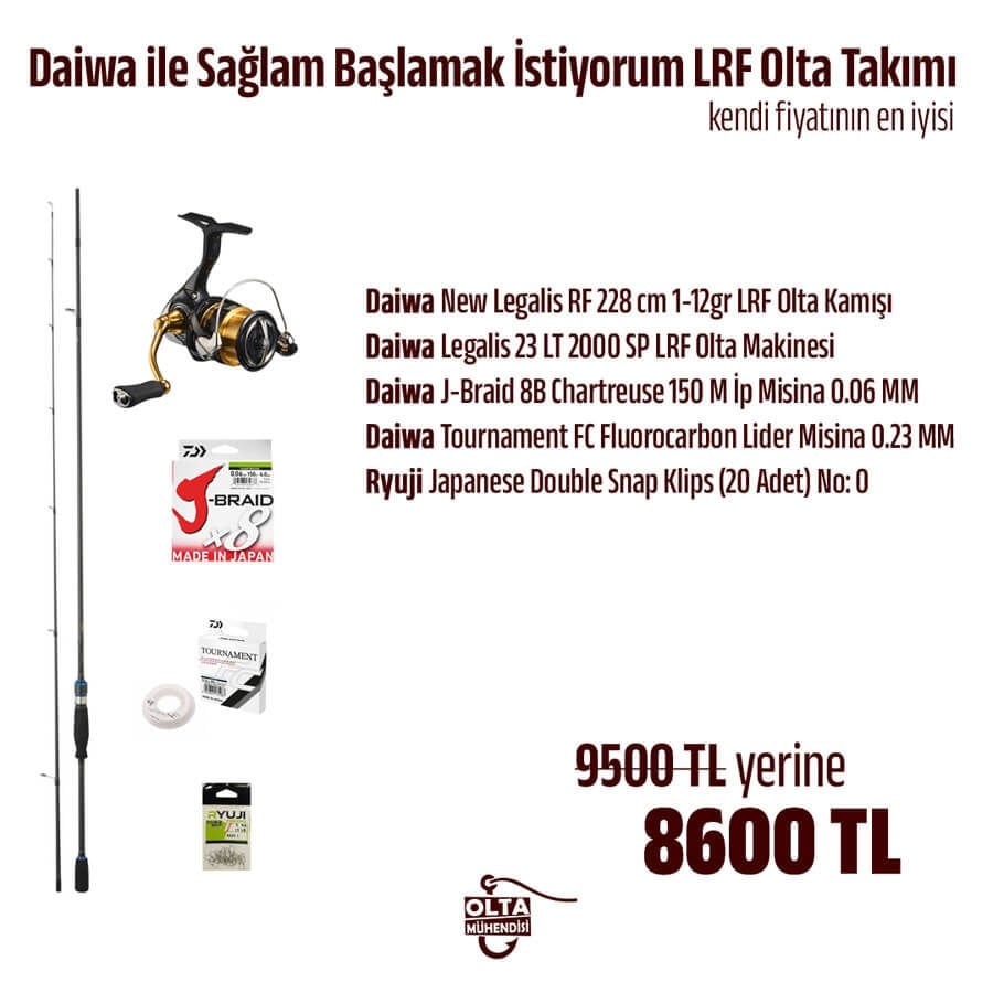 Daiwa İle Sağlam Başlamak İstiyorum LRF Olta Takımı