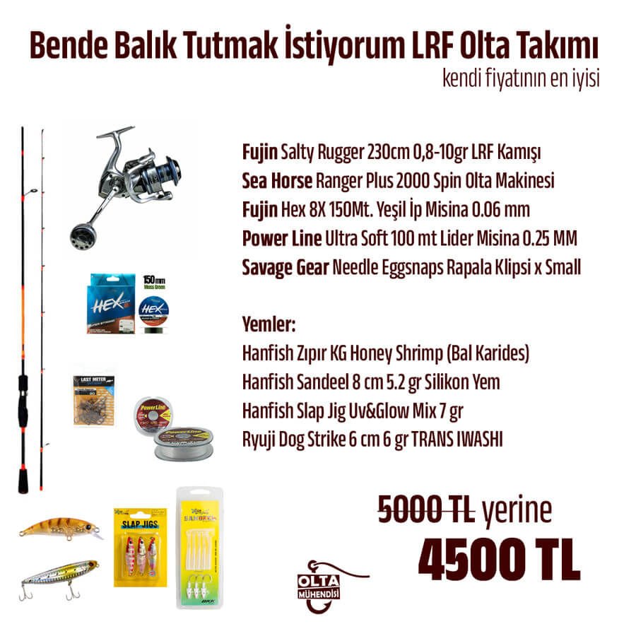 Bende Balık Tutmak İstiyorum LRF Olta Takımı