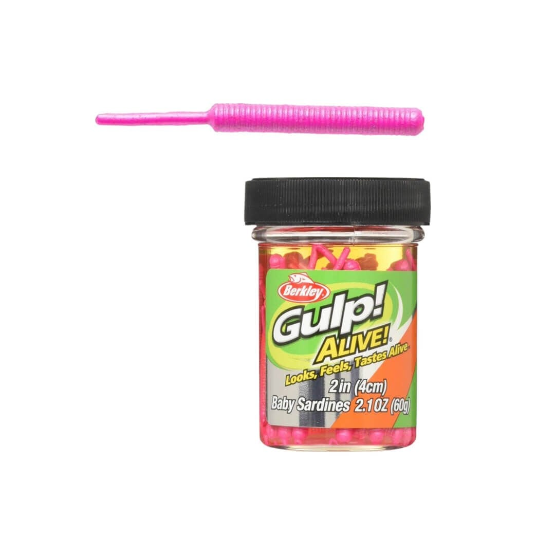 Berkley Gulp Alive Baby Sardine LRF Silikon Yem Pink