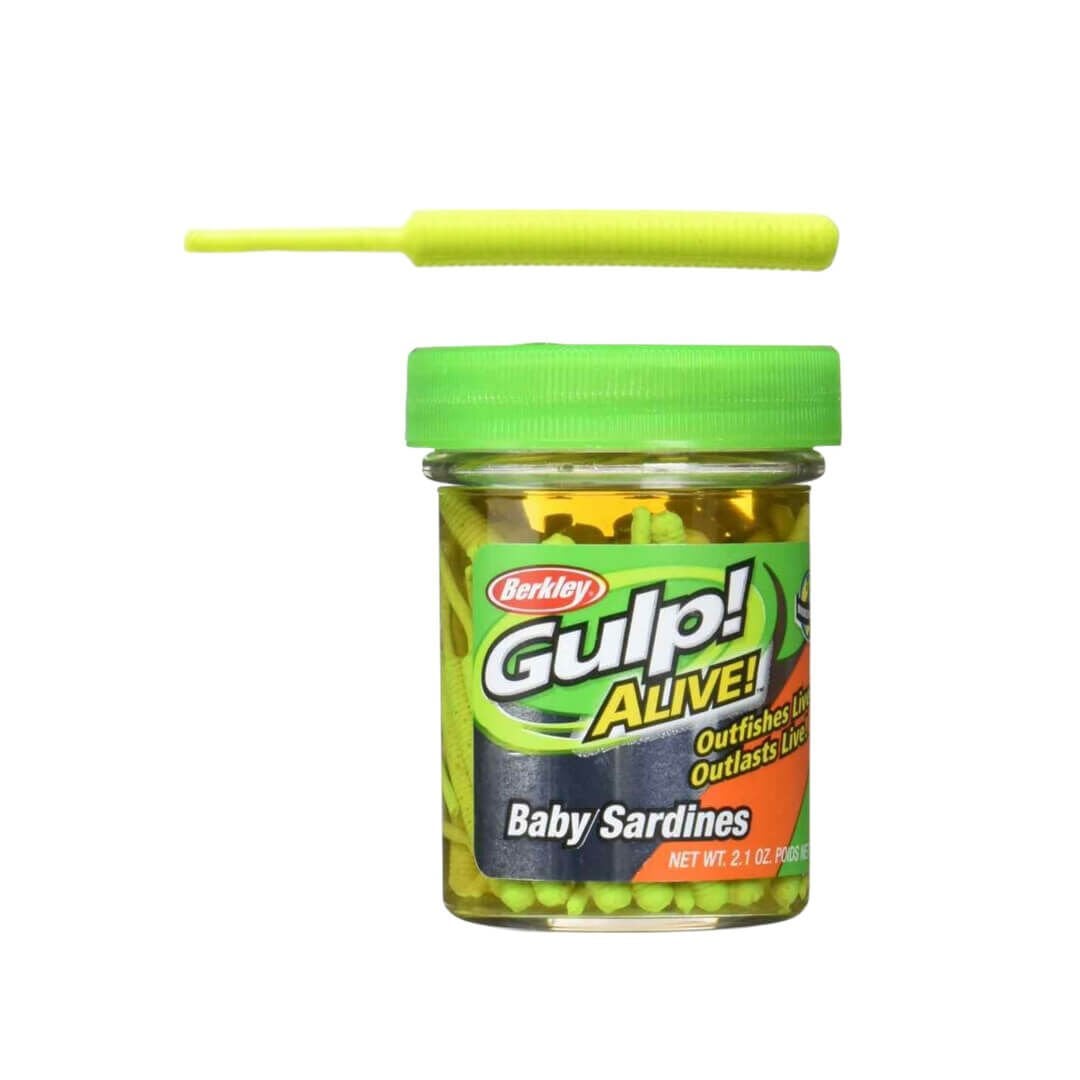 Berkley Gulp Alive Baby Sardine LRF Silikon Yem Chartreuse