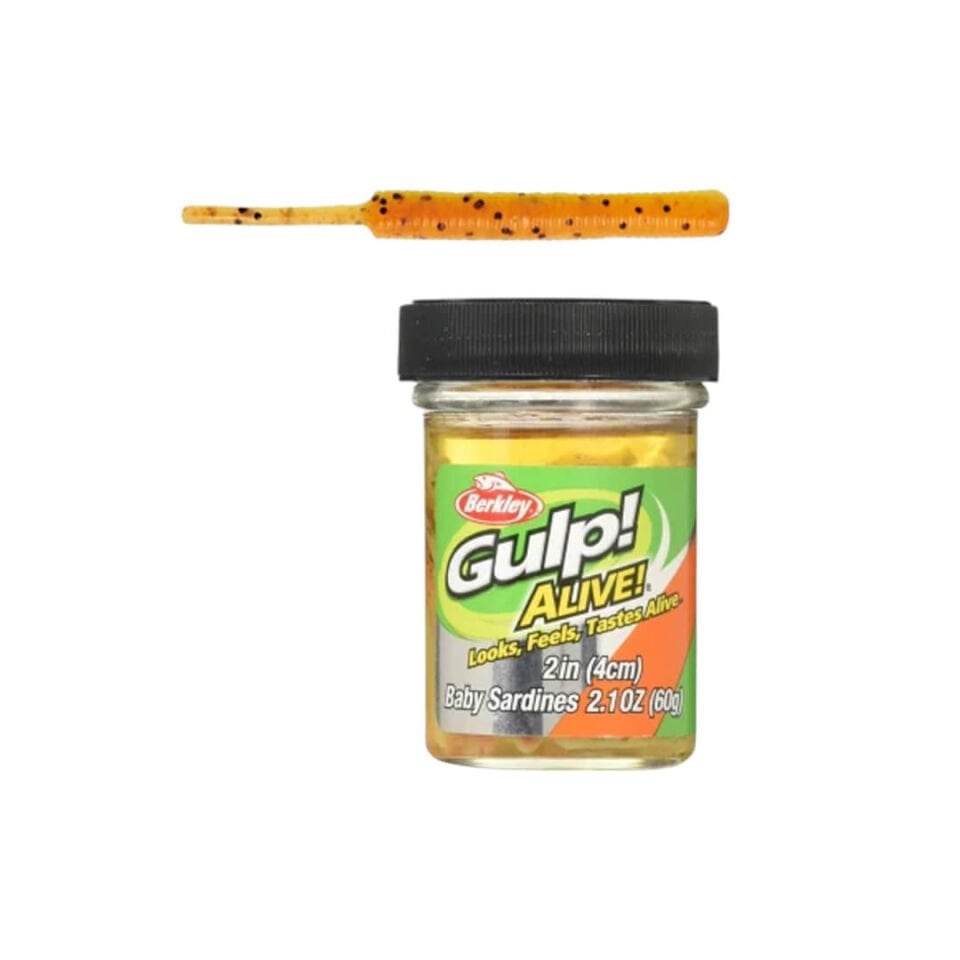 Berkley Gulp Alive Baby Sardine LRF Silikon Yem Orange Tiger