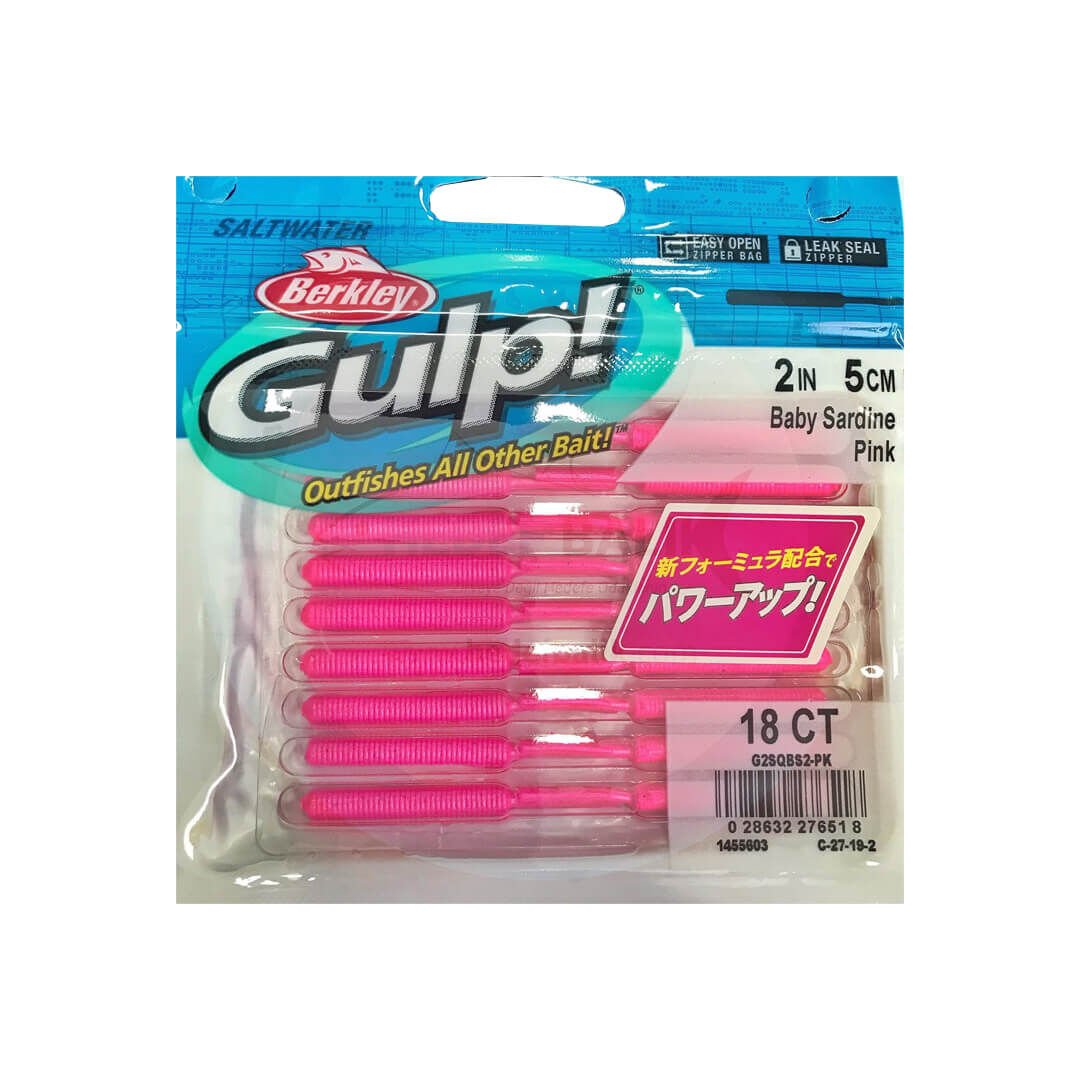 Berkley Gulp Baby Sardine 5 Cm LRF Silikon Yem Pink