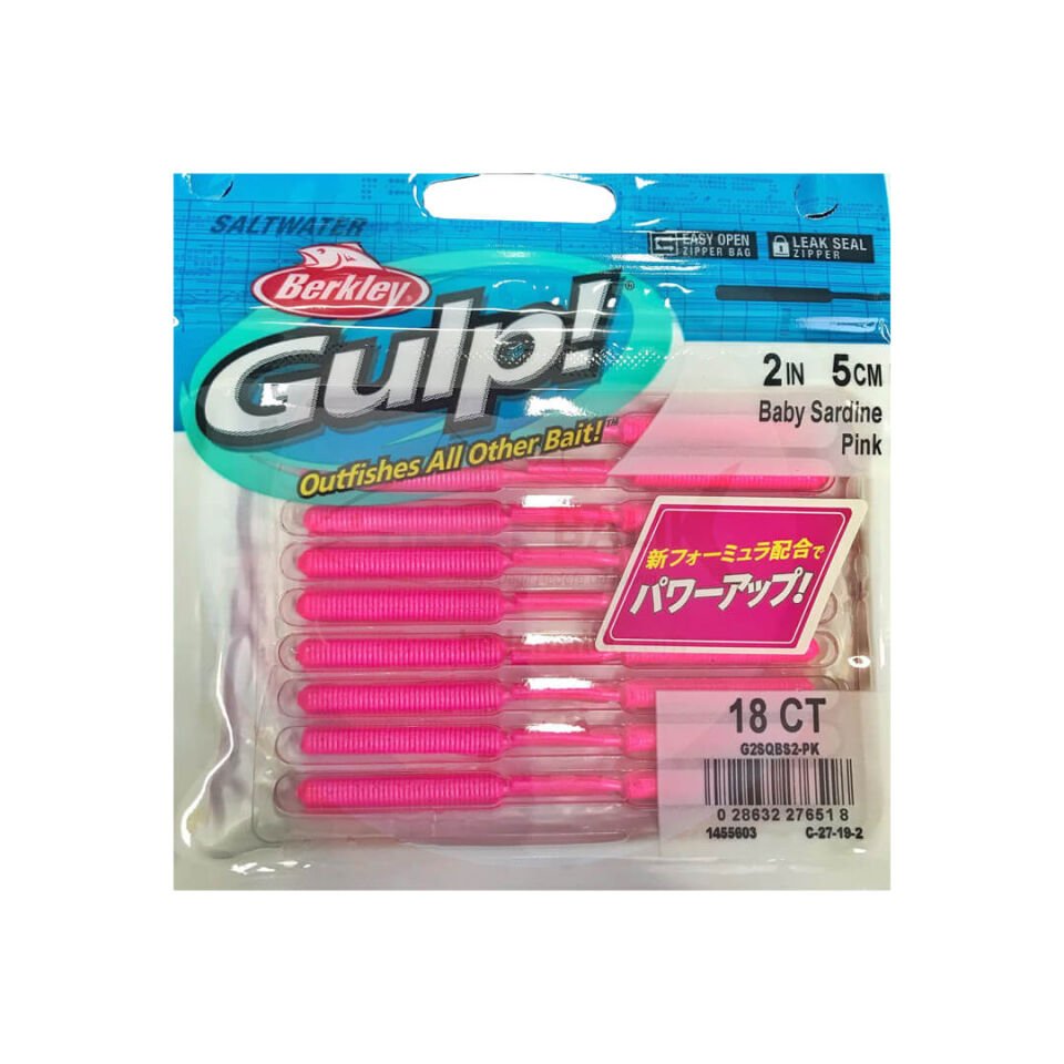 Berkley Gulp Baby Sardine 5 Cm LRF Silikon Yem Pink