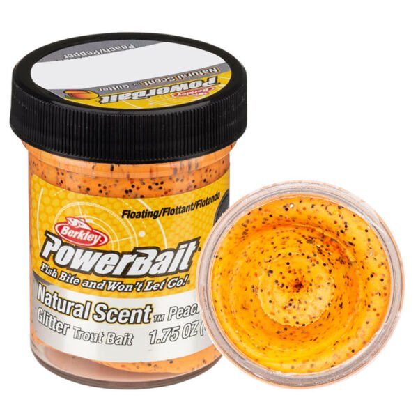 Berkley Powerbait Trout Bait Fruits Sahte Yem PEACH PEPPER