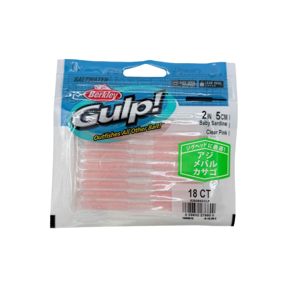 Berkley Gulp Baby Sardine 5 Cm LRF Silikon Yem Clear Pink