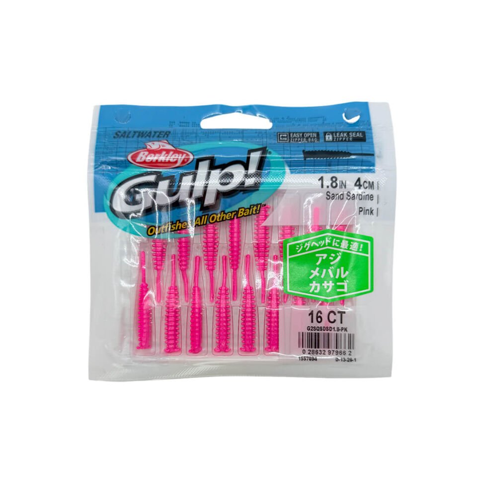 Berkley Gulp Saltwater Sand Sardine 4 Cm Lrf Silikon Yem Pink (PK)