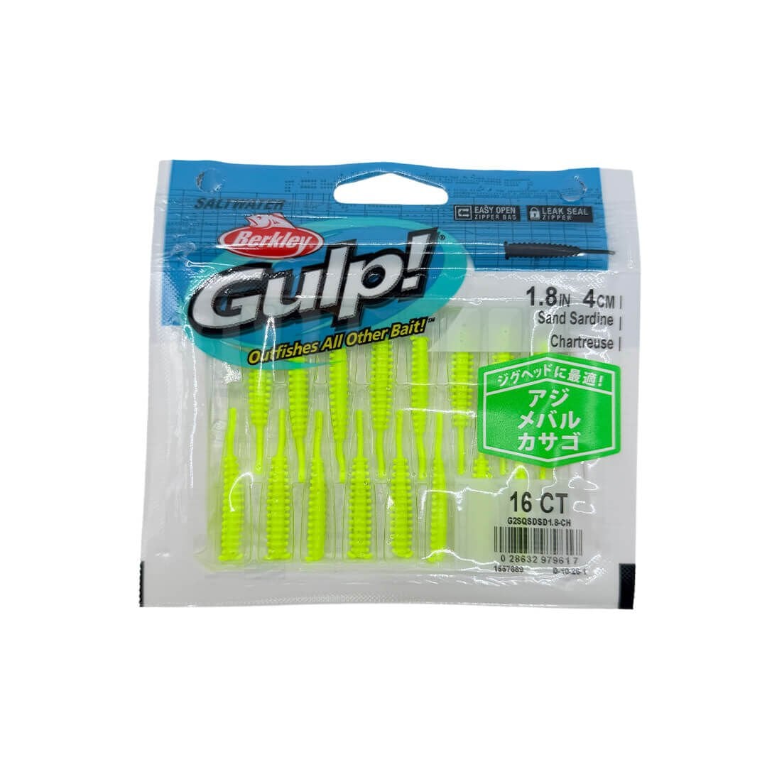 Berkley Gulp Saltwater Sand Sardine 4 Cm Lrf Silikon Yem Chartreuse (CH)