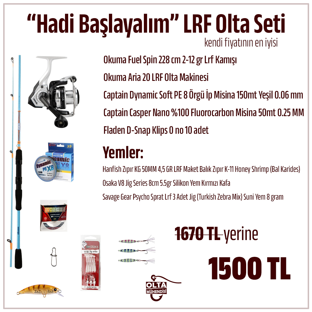 “Hadi Başlayalım” LRF Olta Seti
