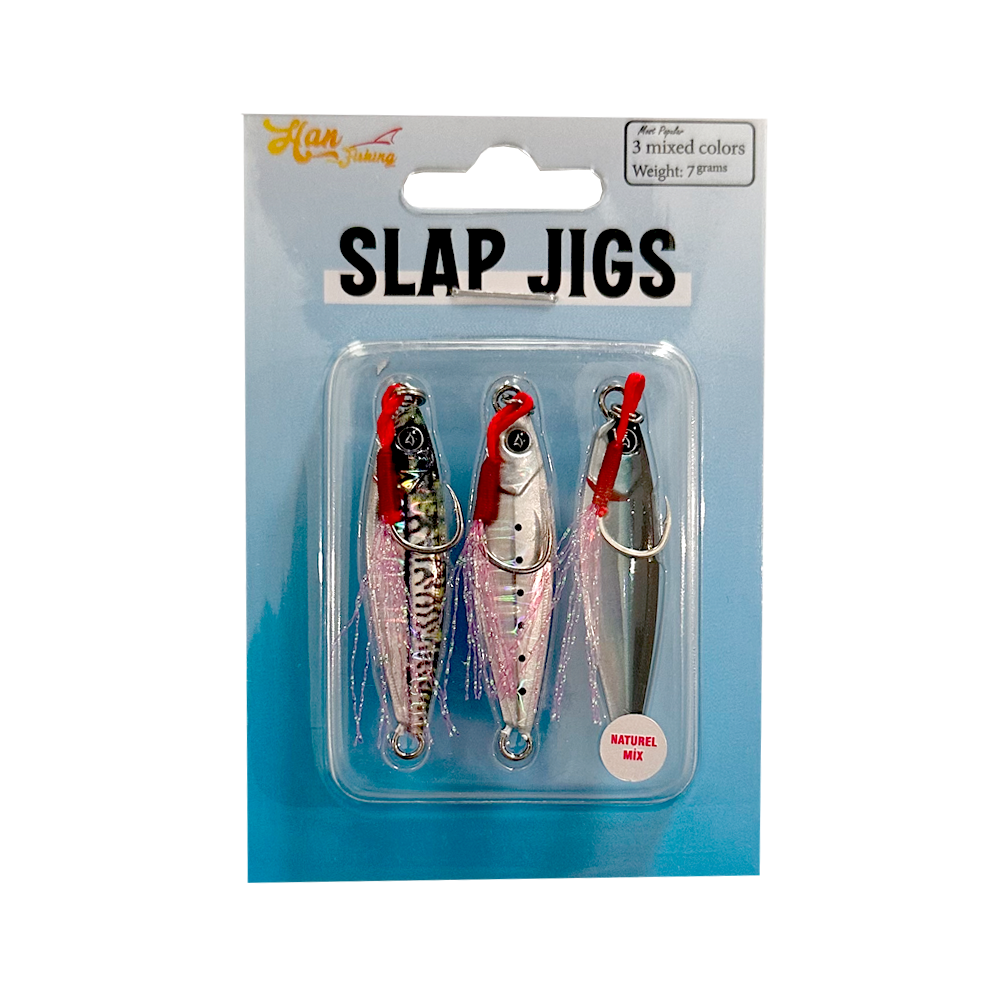 Hanfish Slap Jig Naturel Mix 7 gr