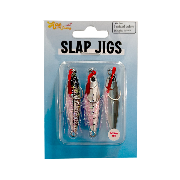 Hanfish Slap Jig Naturel Mix 7 gr