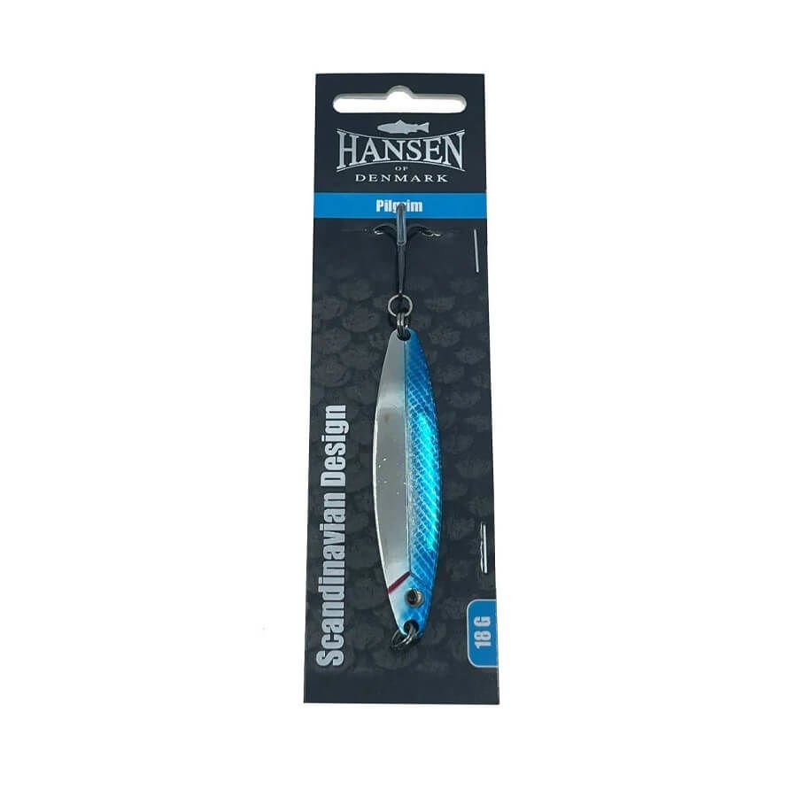 Hansen Pilgrim 8.9cm 28g Silver/Blue Kaşık