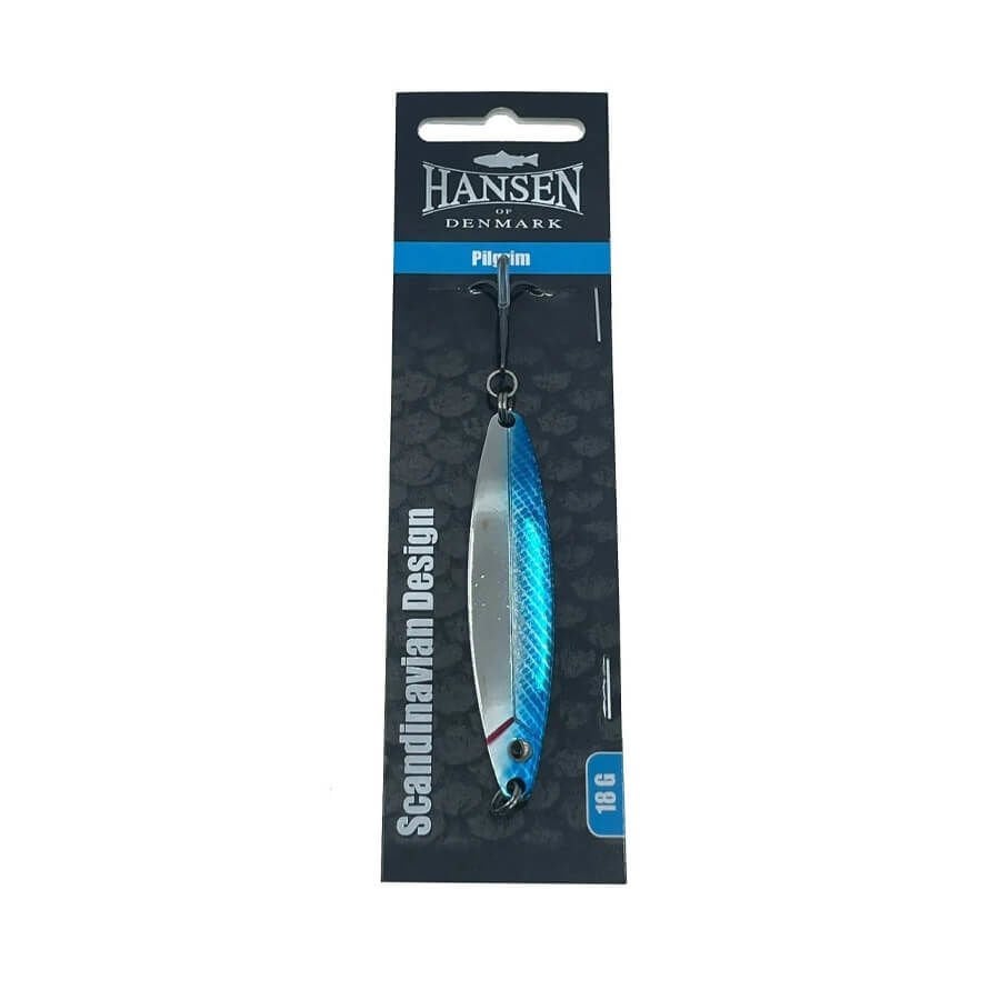 Hansen Pilgrim 8.9cm 28g Silver/Blue Kaşık
