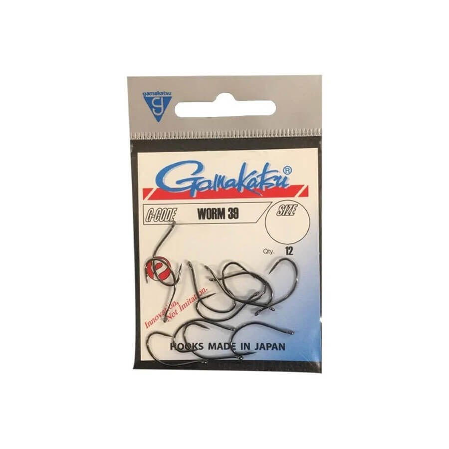 GAMAKATSU Worm 39 Delikli Drop Shot Olta İğnesi