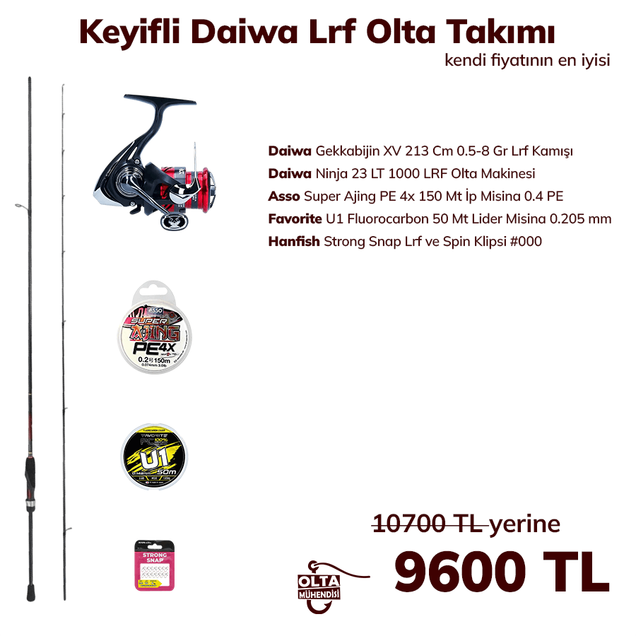 Keyifli Daiwa Lrf Olta Takımı