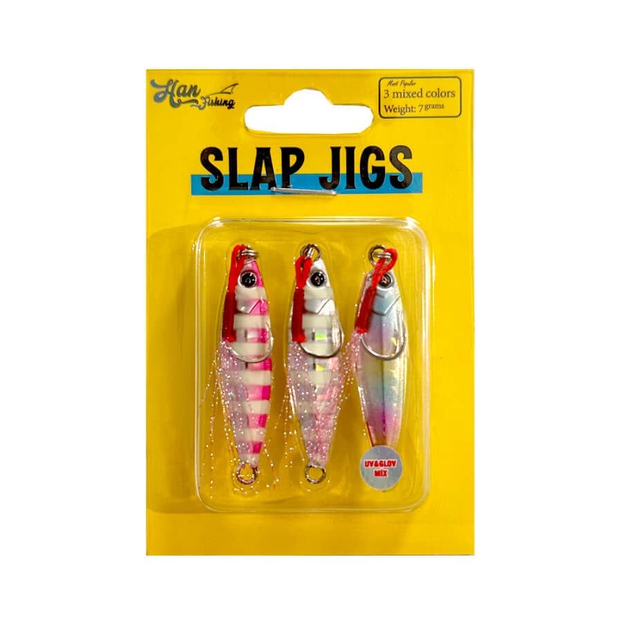 Hanfish Slap Jig Uv&Glow Mix 7 gr