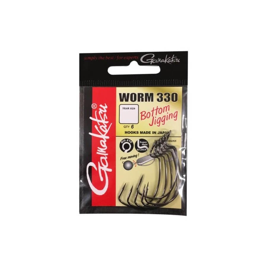 GAMAKATSU Worm 330 Bottom Jigging Off Set Olta İğnesi