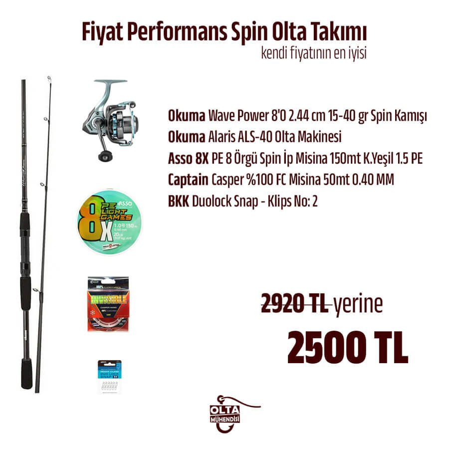 Fiyat Performans Spin Olta Takımı