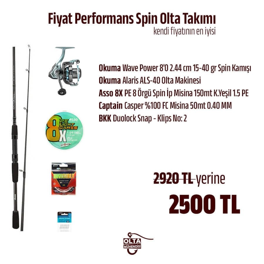 Fiyat Performans Spin Olta Takımı