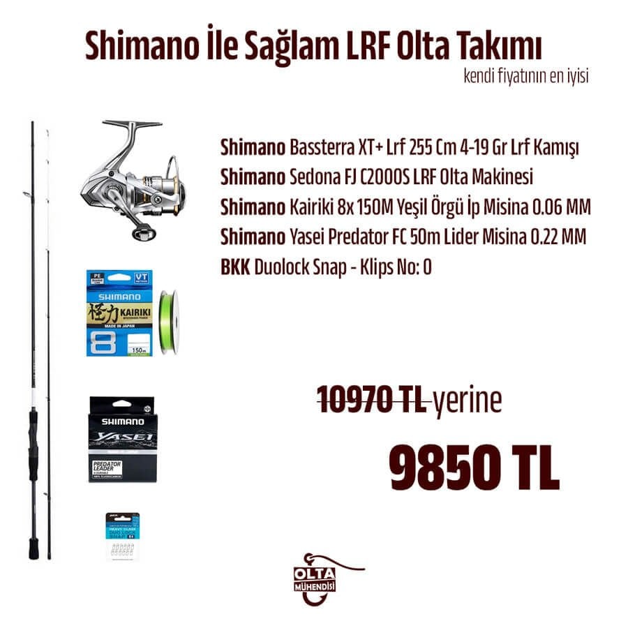Shimano İle Sağlam LRF Olta Takımı